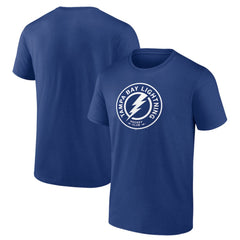 Tampa Bay Lightning Shoulder Patch Logo T-Shirt - Blue - NHL 5111186
