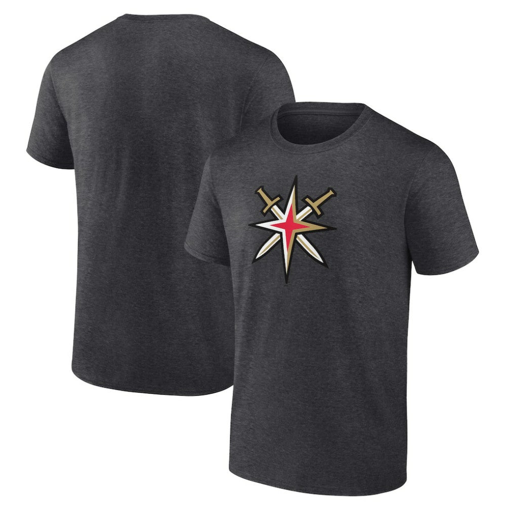 Vegas Golden Knights Shoulder Patch Logo T-Shirt - Charcoal - NHL 5111187