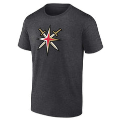 Vegas Golden Knights Shoulder Patch Logo T-Shirt - Charcoal - NHL 5111187