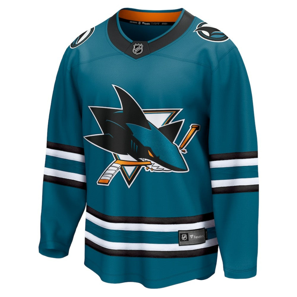 San Jose Sharks Fanatics Home Breakaway Jersey - Teal - NHL 5111270