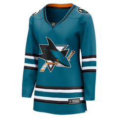 San Jose Sharks Fanatics Women's Home Breakaway Jersey - Teal - NHL 5111271