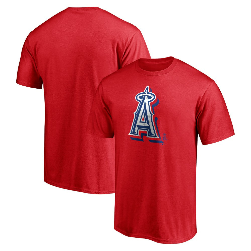Los Angeles Angels Red White and Team T-Shirt - Red - MLB on Sale