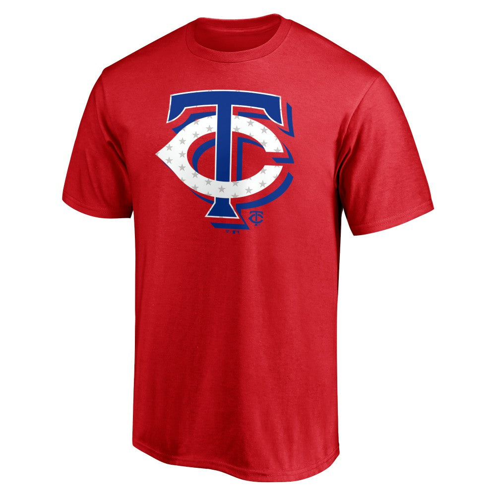 Minnesota Twins Red White and Team T-Shirt - Red - MLB Sale