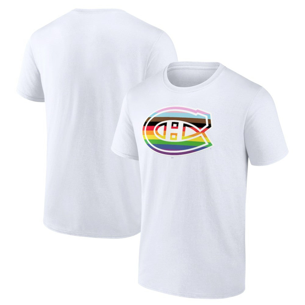 Montreal Canadiens Team Pride Logo T-Shirt - White - NHL 5111662
