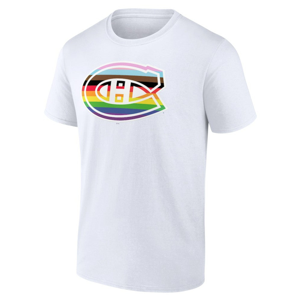 Montreal Canadiens Team Pride Logo T-Shirt - White - NHL 5111662
