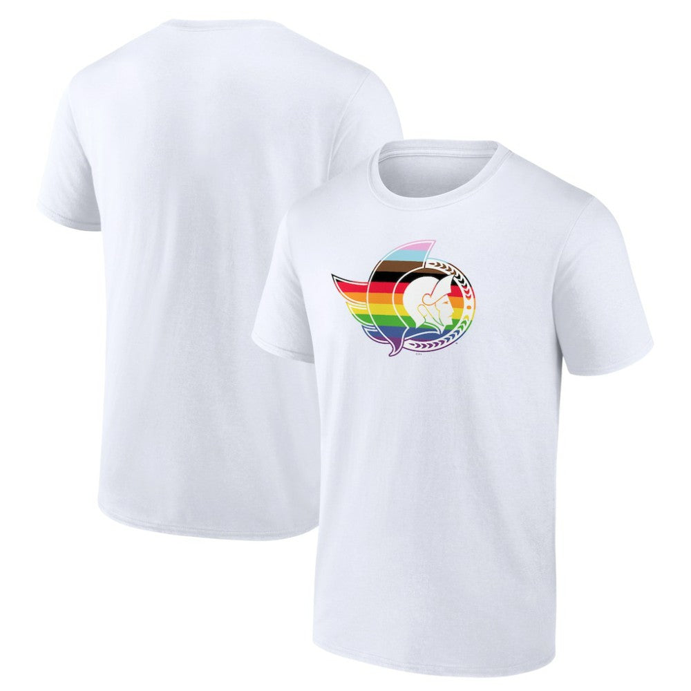Ottawa Senators Team Pride Logo T-Shirt - White - NHL 5111681