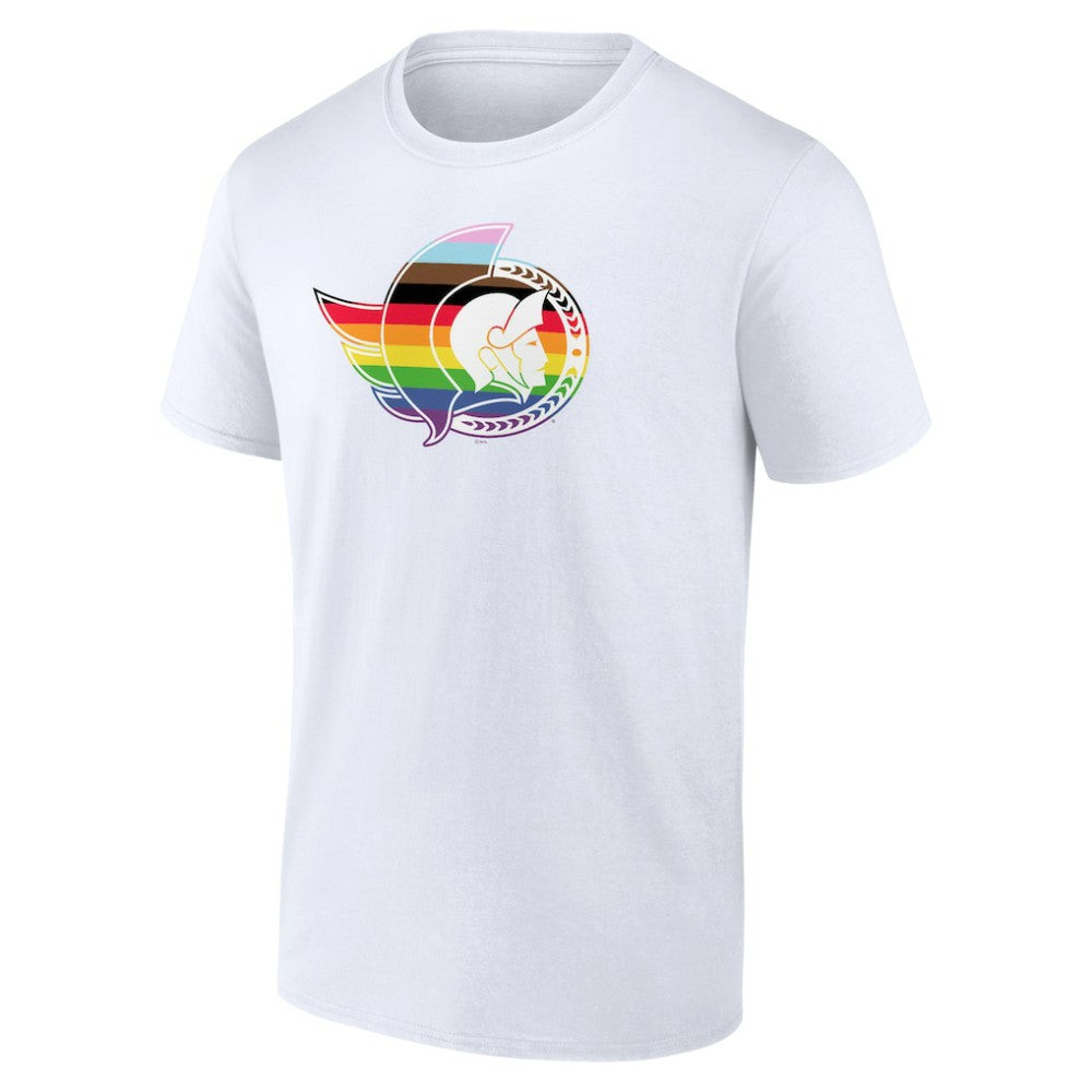 Ottawa Senators Team Pride Logo T-Shirt - White - NHL 5111681