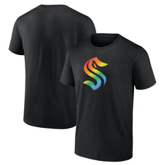 Seattle Kraken Pride Logo T-Shirt - Black - NHL 5111703