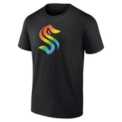 Seattle Kraken Pride Logo T-Shirt - Black - NHL 5111703