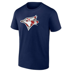 Toronto Blue Jays Banner Wave Logo T-Shirt - Navy - MLB Sale