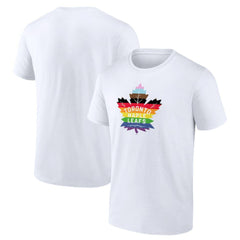 Toronto Maple Leafs Team Pride Logo T-Shirt - White - NHL 5111721