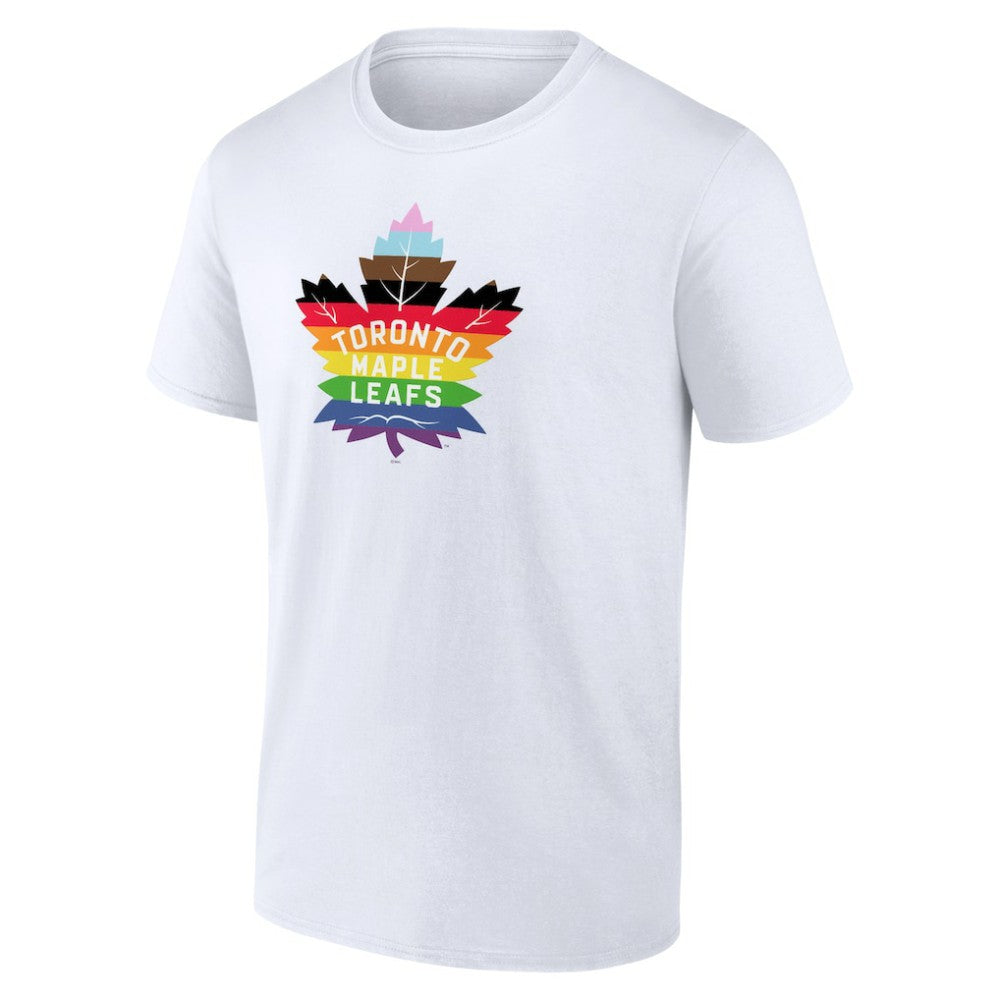 Toronto Maple Leafs Team Pride Logo T-Shirt - White - NHL 5111721
