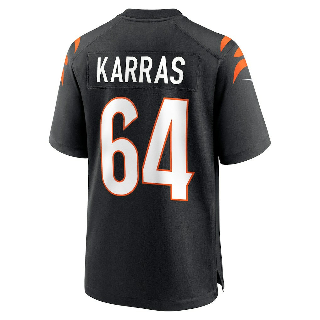 Nike Ted Karras Cincinnati Bengals Game Player Jersey Black