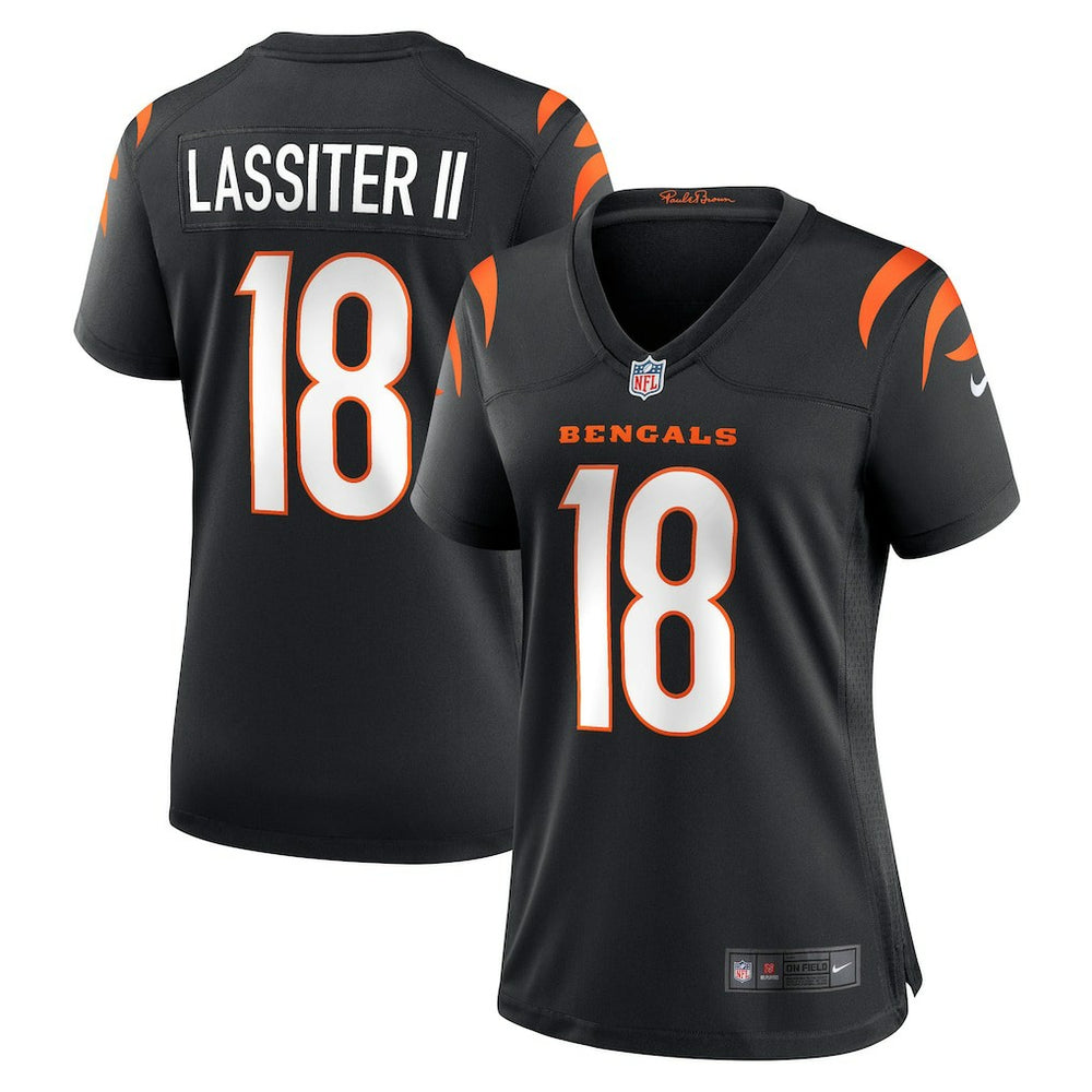 Nike Kwamie Lassiter II Cincinnati Bengals Women's Game Player Jersey Black