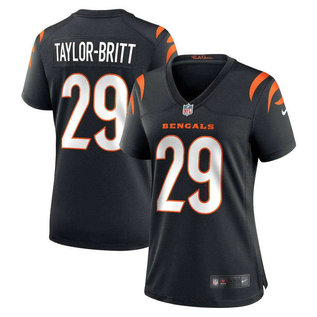 Nike Cam Taylor-Britt Cincinnati Bengals Women's Game Player Jersey Black
