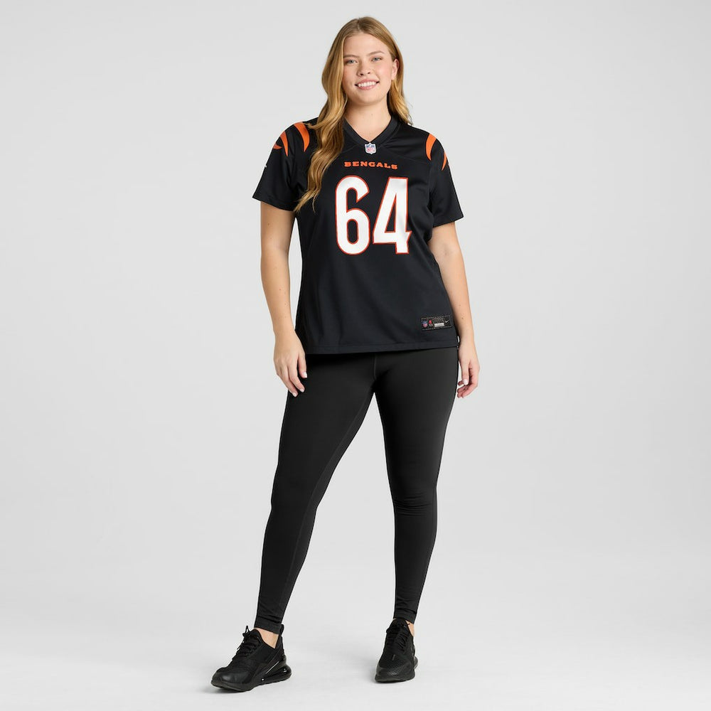 Nike Ted Karras Cincinnati Bengals Women's Game Player Jersey Black
