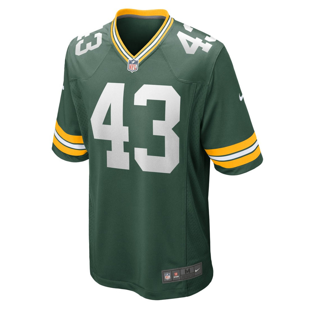 Nike Kiondre Thomas Green Bay Packers Game Player Jersey Green