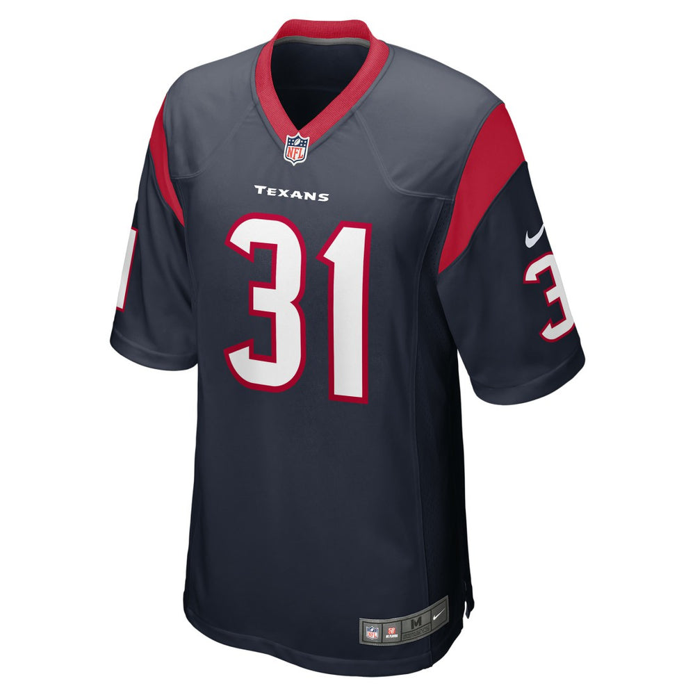 Nike Dameon Pierce Houston Texans Game Player Jersey Navy