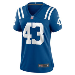 Nike Trevor Denbow Indianapolis Colts Women's Game Player Jersey Royal