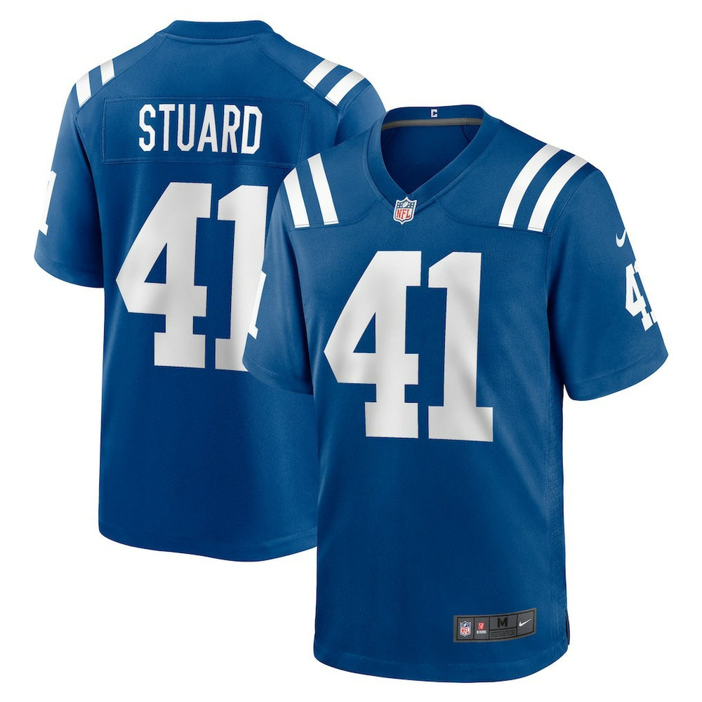 Nike Grant Stuard Indianapolis Colts Game Player Jersey Royal