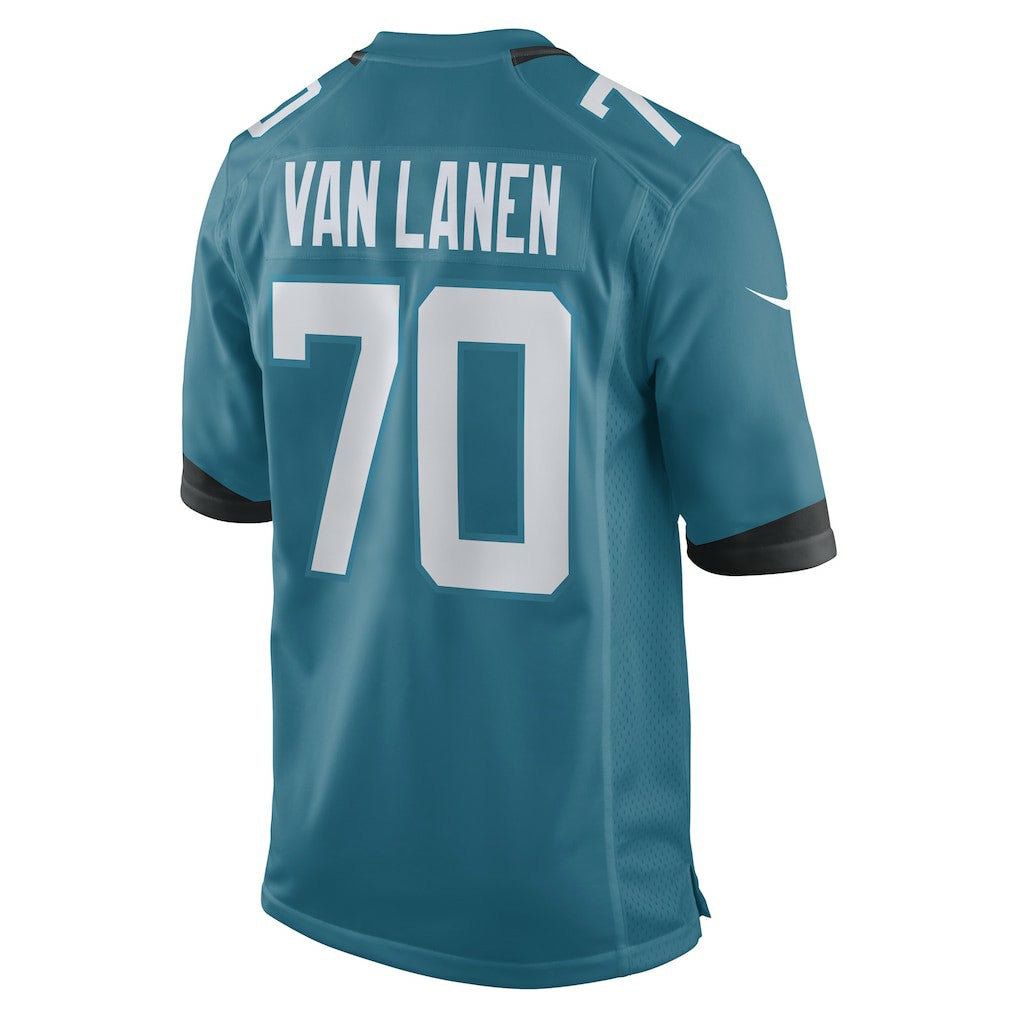 Nike Cole Van Lanen Jacksonville Jaguars Game Player Jersey Teal