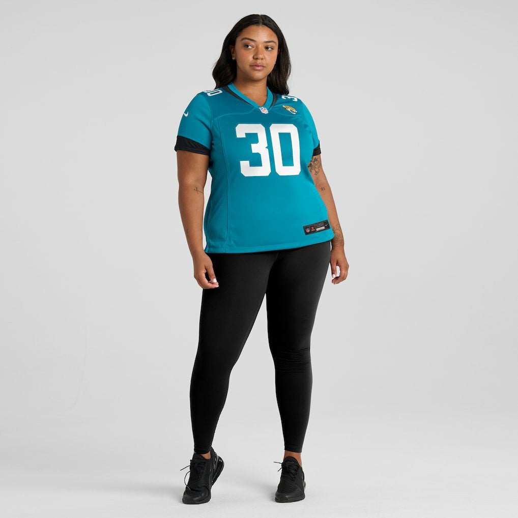 Nike Montaric Brown Jacksonville Jaguars Women's Game Player Jersey Teal