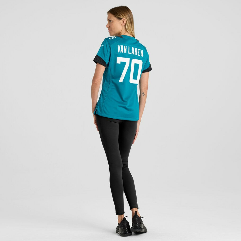 Nike Cole Van Lanen Jacksonville Jaguars Women's Game Player Jersey Teal