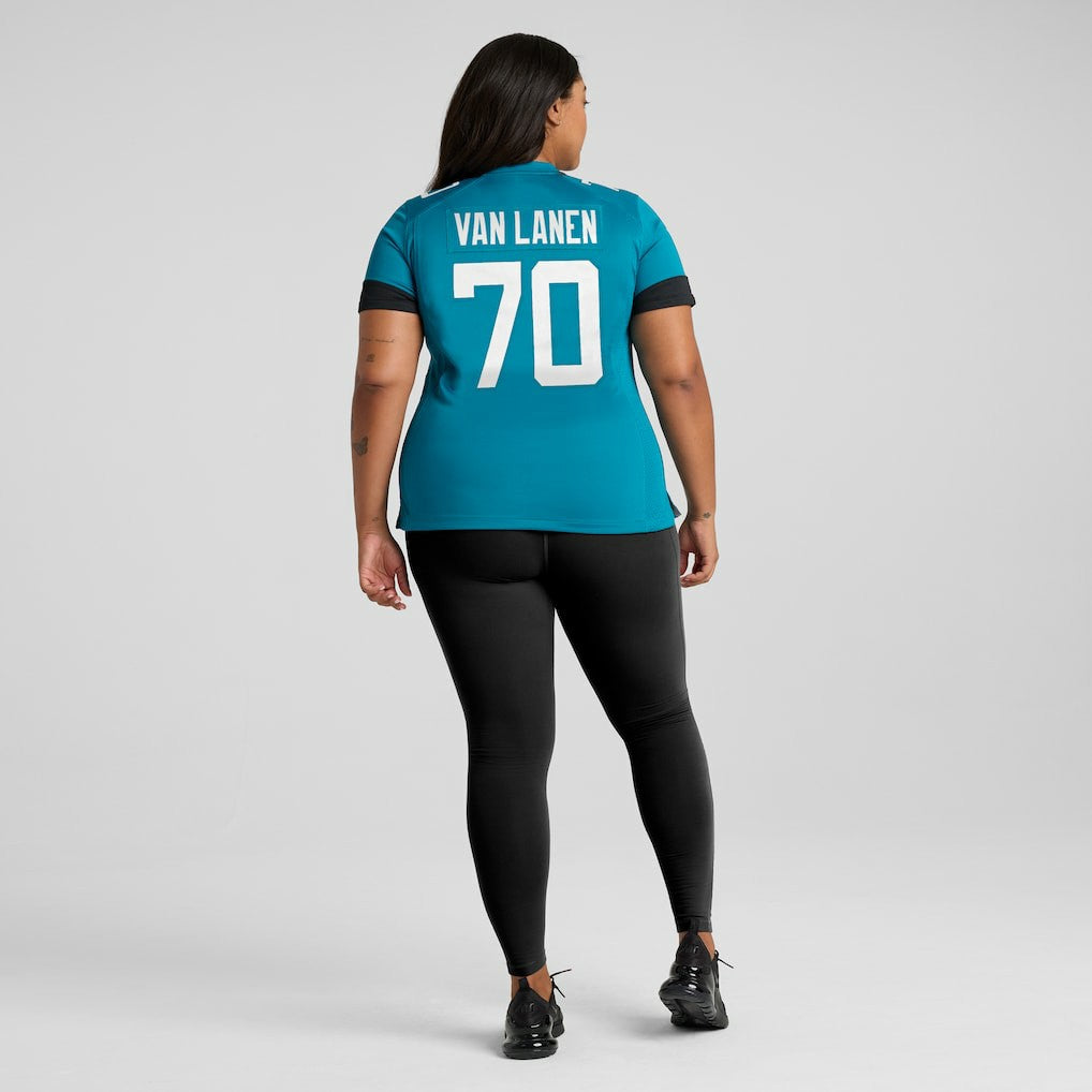 Nike Cole Van Lanen Jacksonville Jaguars Women's Game Player Jersey Teal