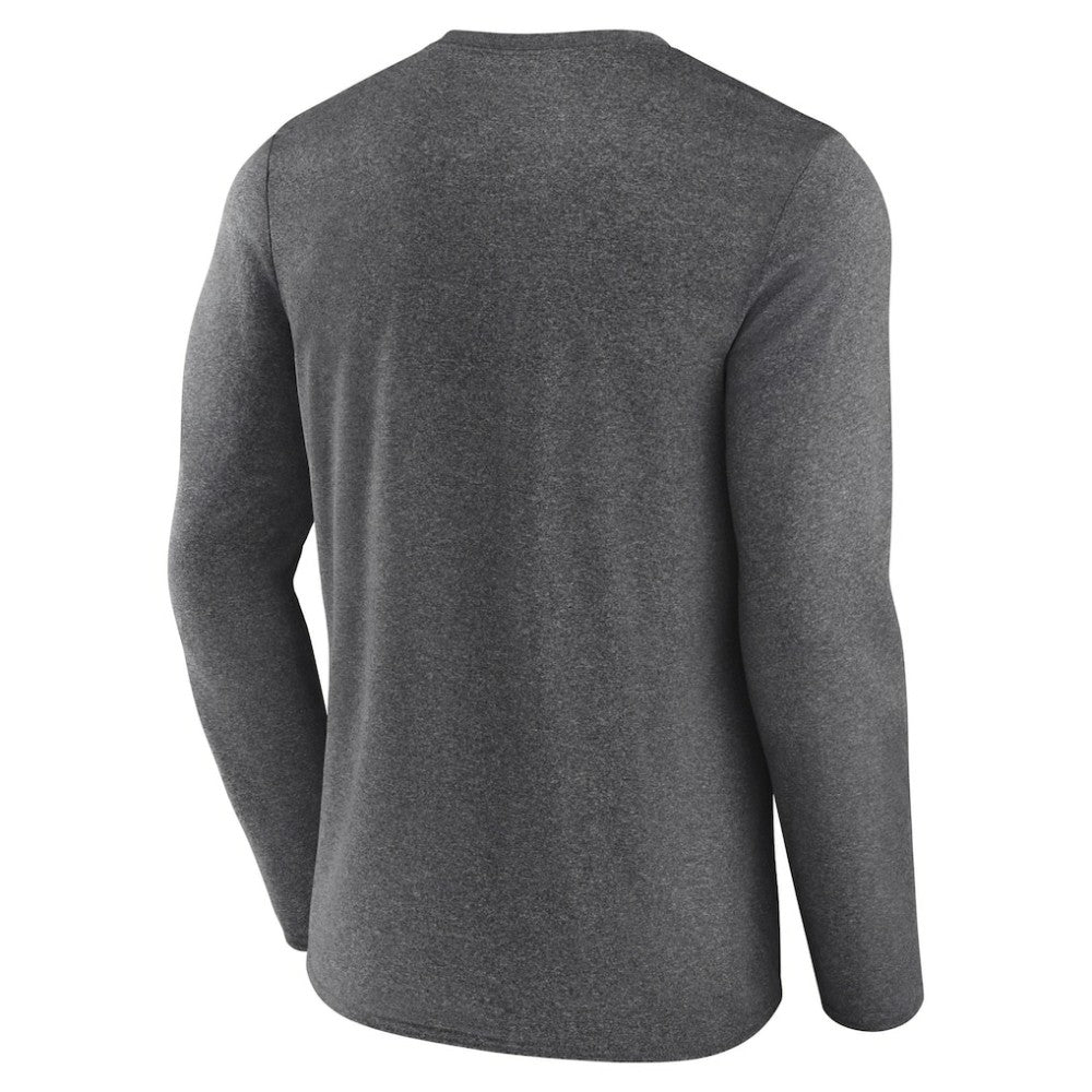 San Jose Sharks Fanatics Special Edition 2.0 Scoring Chance Long Sleeve T-Shirt - Heather Charcoal - NHL 5114149