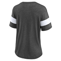 Washington Capitals Fanatics Women's Special Edition 2.0 Ring The Alarm V-Neck T-Shirt - Heather Charcoal - NHL 5114318