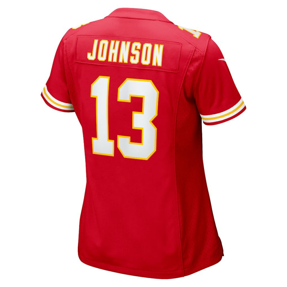 Nike Nazeeh Johnson Kansas City Chiefs Women's Game Player Jersey Red