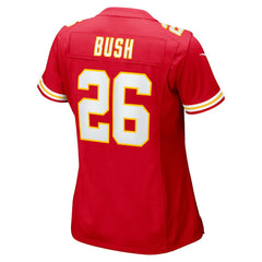 Nike Deon Bush Kansas City Chiefs Women's Game Player Jersey Red