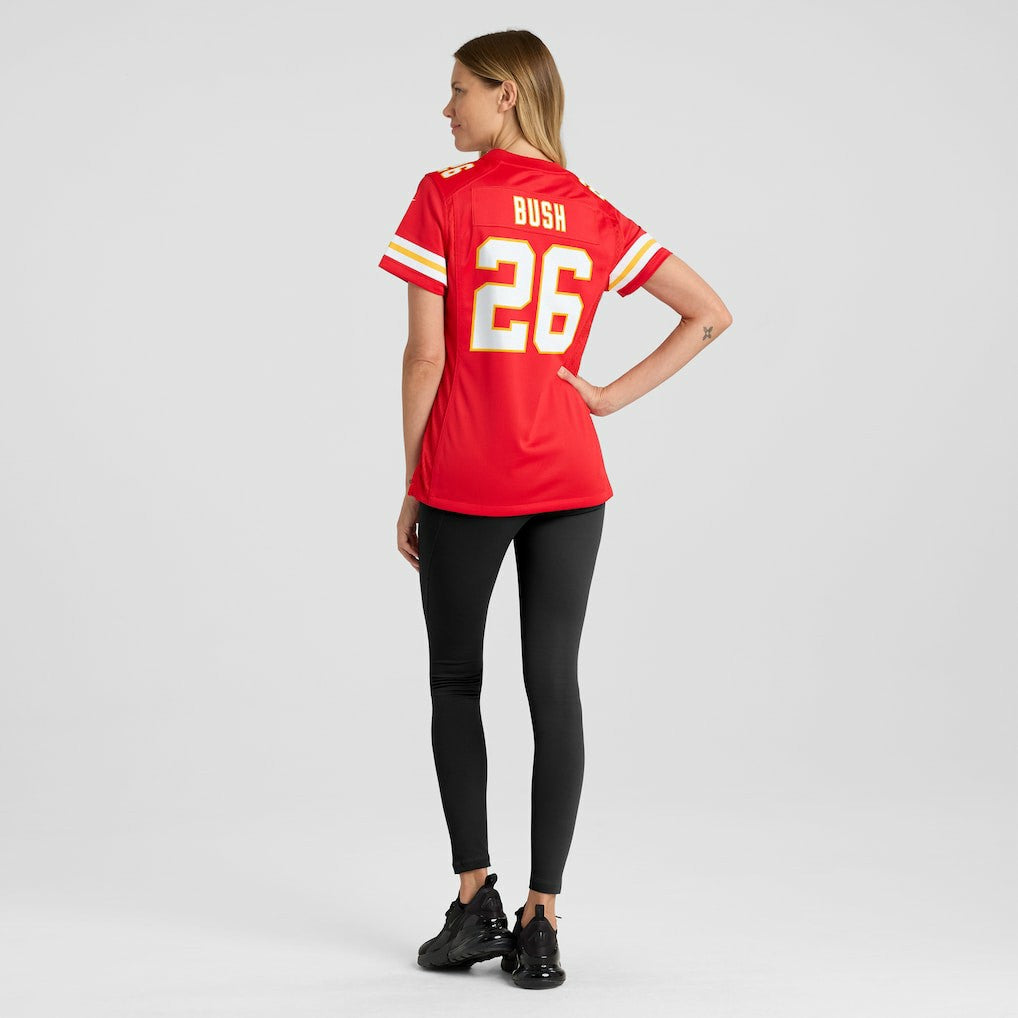 Nike Deon Bush Kansas City Chiefs Women's Game Player Jersey Red
