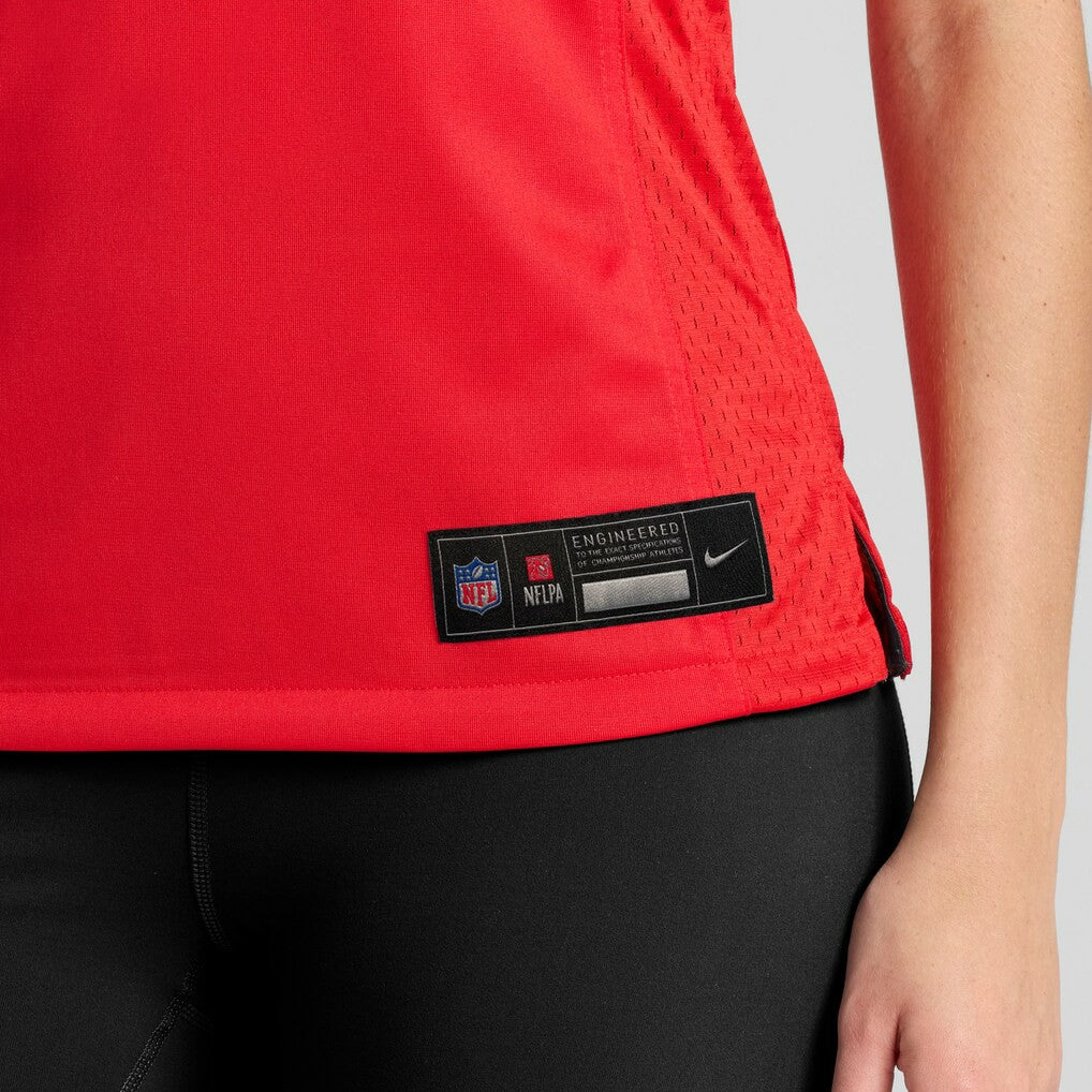 Nike Deon Bush Kansas City Chiefs Women's Game Player Jersey Red