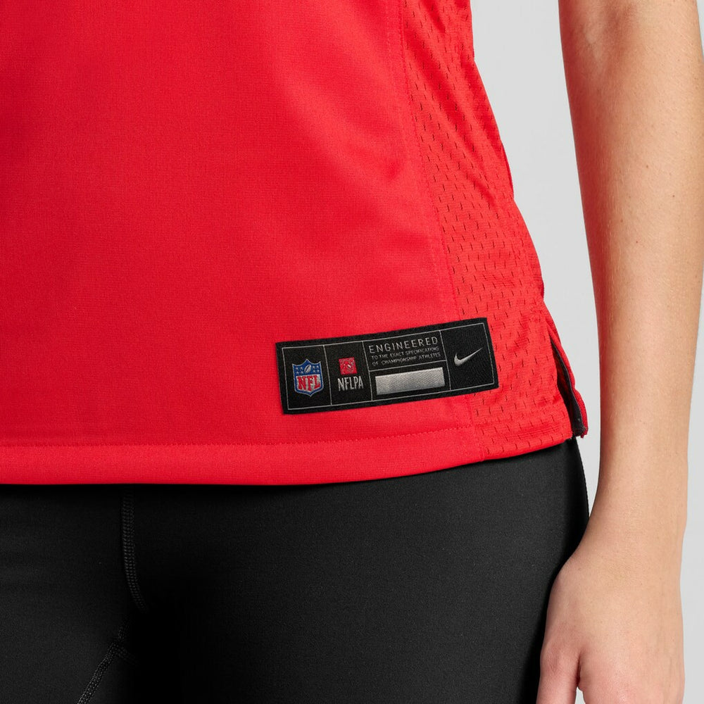 Nike Deon Bush Kansas City Chiefs Women's Game Player Jersey Red