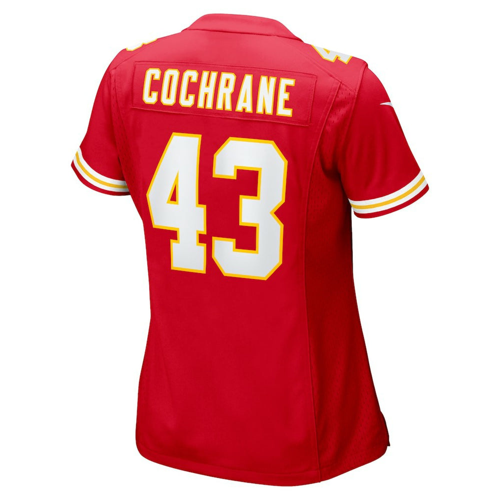 Nike Jack Cochrane Kansas City Chiefs Women's Game Player Jersey Red