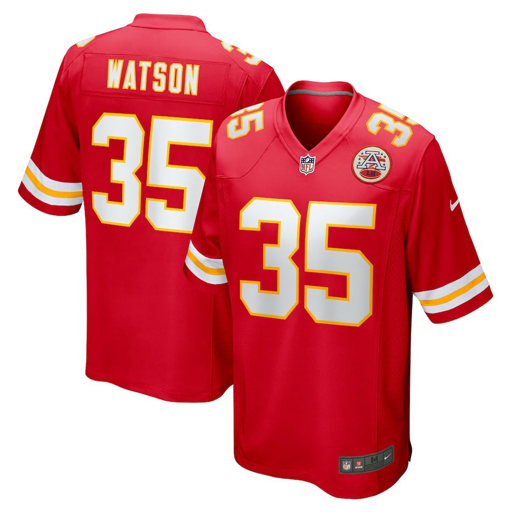 Nike Jaylen Watson Kansas City Chiefs Game Player Jersey Red