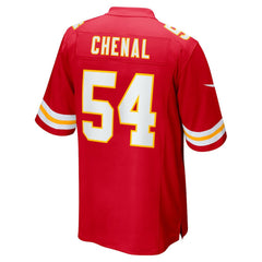 Nike Leo Chenal Kansas City Chiefs Game Player Jersey Red