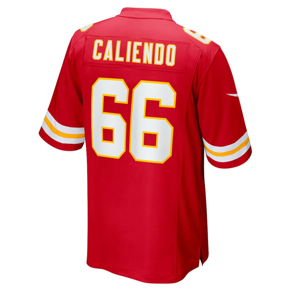 Nike Mike Caliendo Kansas City Chiefs Game Player Jersey Red