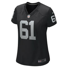 Nike Jordan Meredith Las Vegas Raiders Women's Game Player Jersey Black