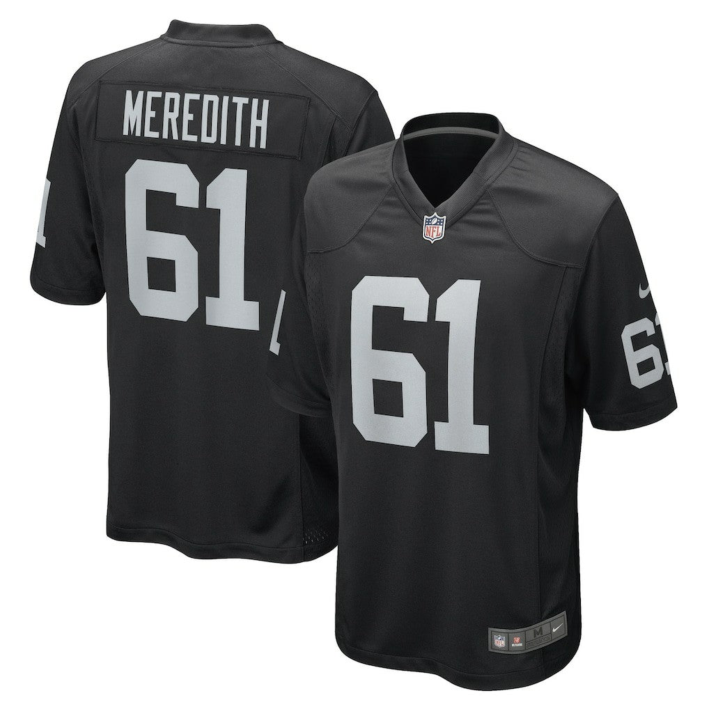 Nike Jordan Meredith Las Vegas Raiders Game Player Jersey Black