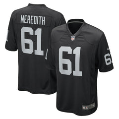 Nike Jordan Meredith Las Vegas Raiders Game Player Jersey Black