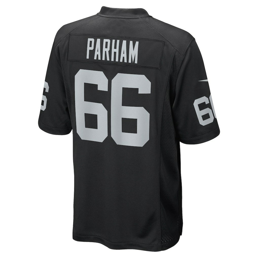 Nike Dylan Parham Las Vegas Raiders Game Player Jersey Black