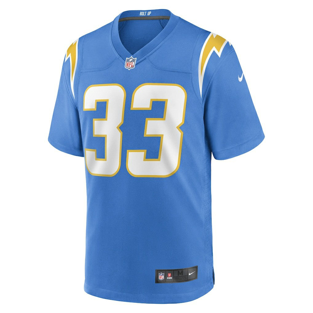 Nike Deane Leonard Los Angeles Chargers Game Player Jersey Powder Blue