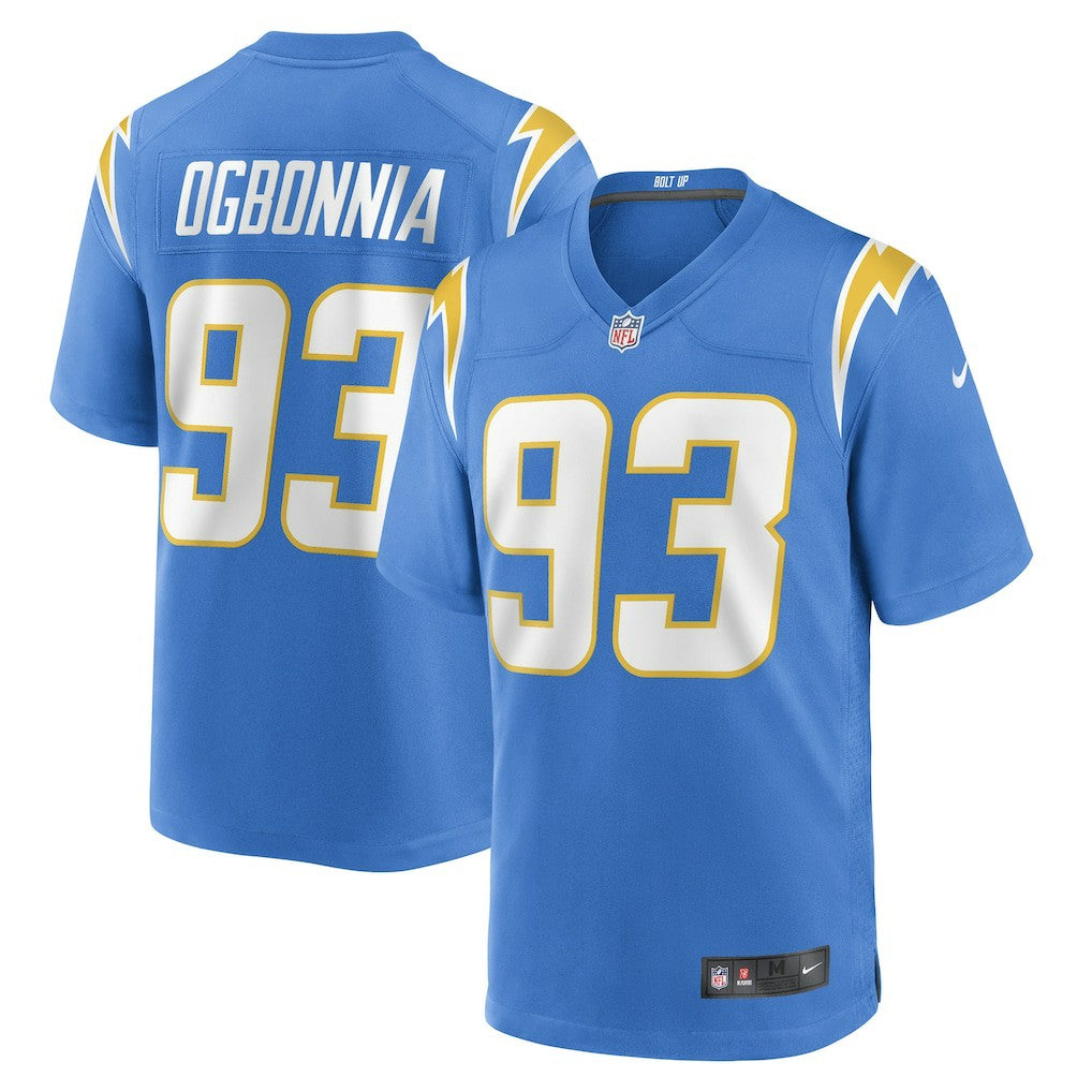 Nike Otito Ogbonnia Los Angeles Chargers Game Player Jersey Powder Blue