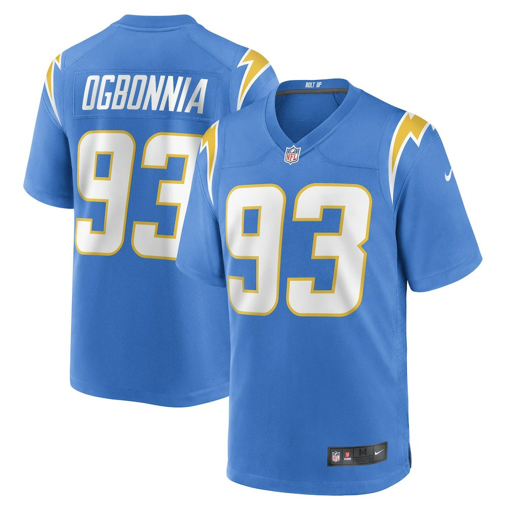 Nike Otito Ogbonnia Los Angeles Chargers Game Player Jersey Powder Blue