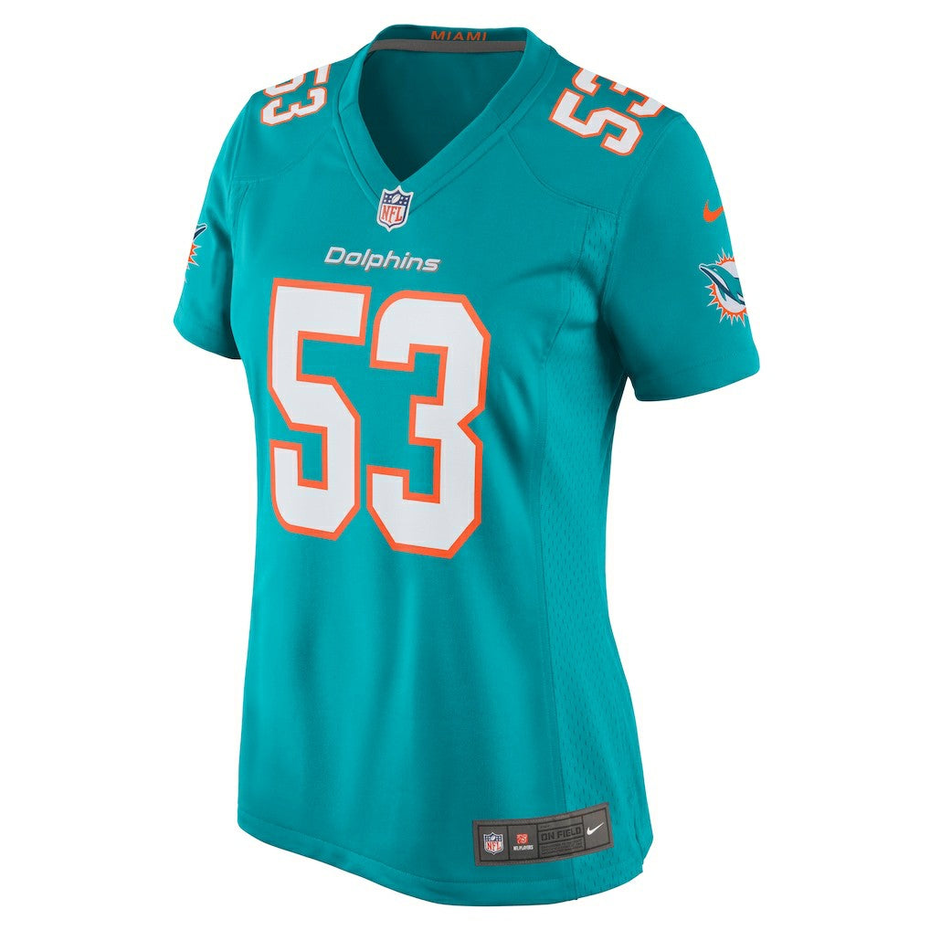 Nike Cameron Goode Miami Dolphins Women's Game Player Jersey Aqua