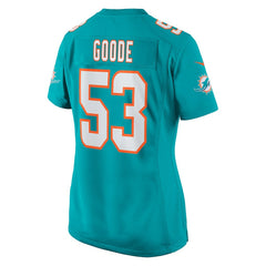 Nike Cameron Goode Miami Dolphins Women's Game Player Jersey Aqua