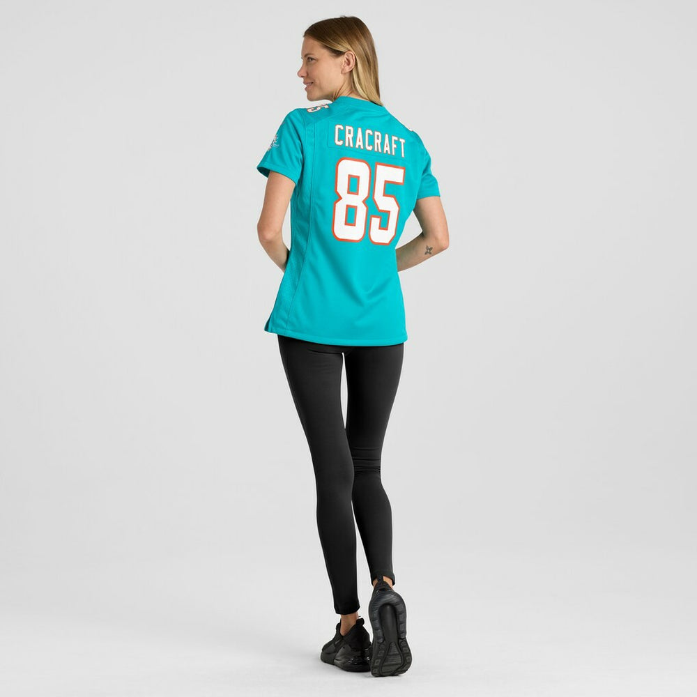 Nike River Cracraft Miami Dolphins Women's Game Player Jersey Aqua