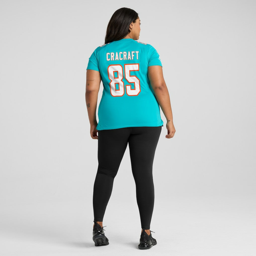 Nike River Cracraft Miami Dolphins Women's Game Player Jersey Aqua